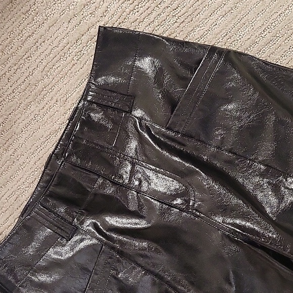 Free People Star Crossed Lovers Vegan Leather Pants-Black - Picture 12 of 16